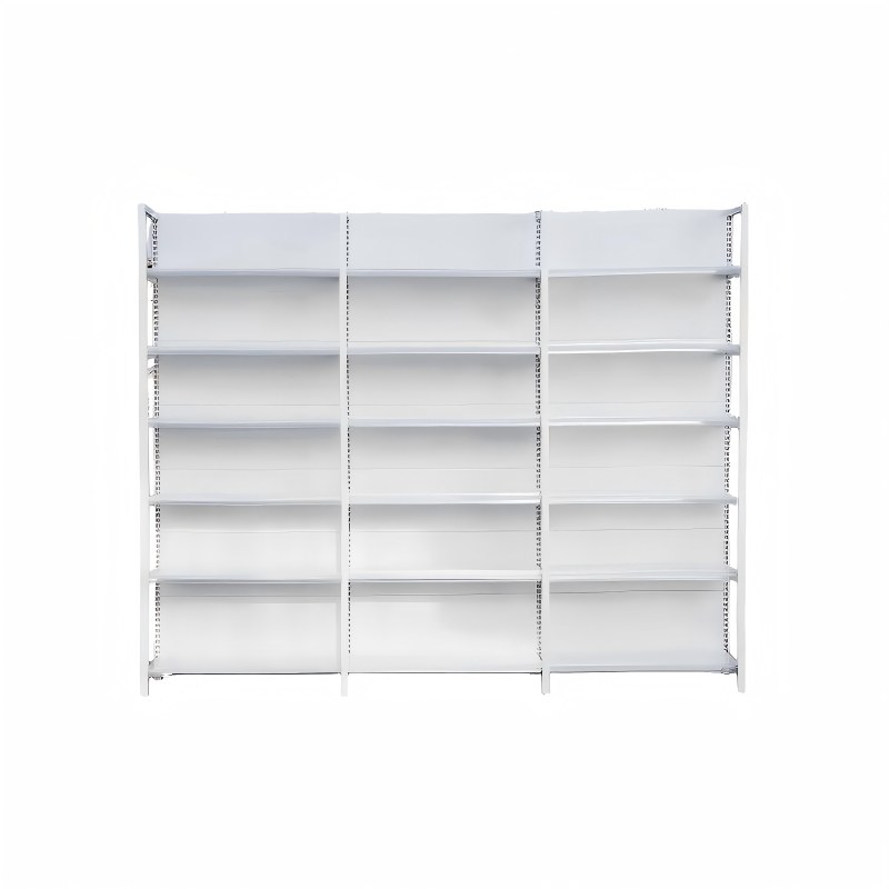 Four-post Style Single-sided Supermarket Shelving