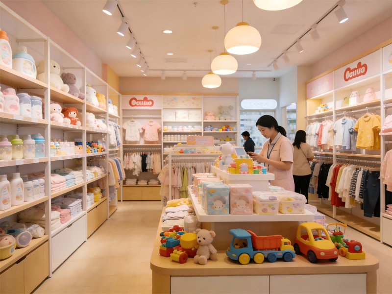 How to Choose the Right Baby Store Shelving? WZShelf Offers Safe, Aesthetic & Custom Retail Display Solutions