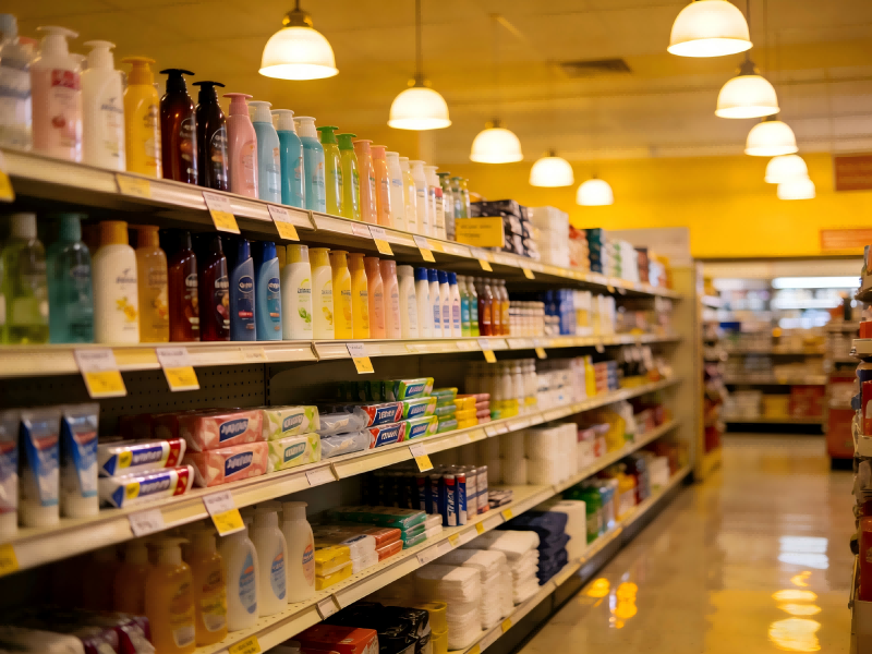 Daily Necessities Retail: Optimize Display & Operations with WZShelf’s Modular & Adjustable Systems