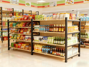 Four-Post Supermarket Shelving – Robust, Aesthetic, and Optimized for Retail Efficiency | WZShelf
